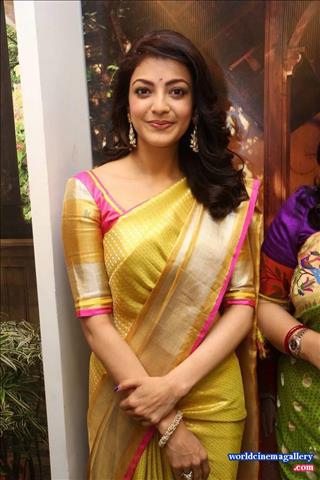 Kajal Aggarwal Stills from Trisha Designer Store Launch In Banjara Hills 