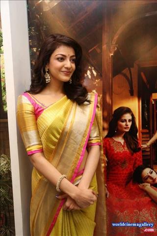 Kajal Aggarwal Stills from Trisha Designer Store Launch In Banjara Hills 