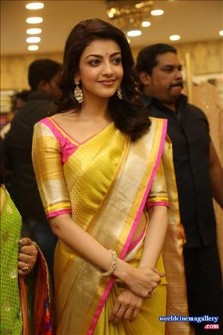 Kajal Aggarwal Stills from Trisha Designer Store Launch In Banjara Hills 