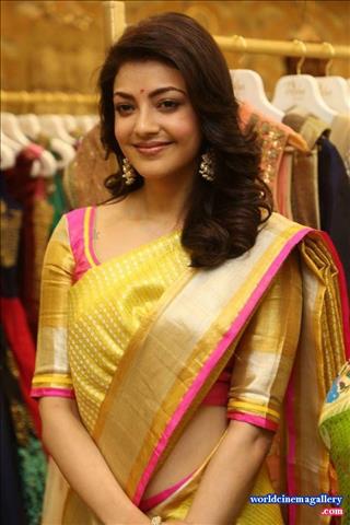 Kajal Aggarwal Stills from Trisha Designer Store Launch In Banjara Hills 