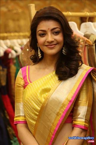 Kajal Aggarwal Stills from Trisha Designer Store Launch In Banjara Hills 