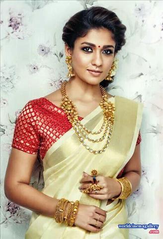 nayanthara in saree stills collection