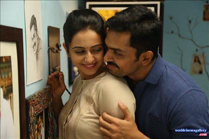 Rakul Preet Singh hot saree stills from Theeran Adhigaram Ondru - World Cinema Gallery