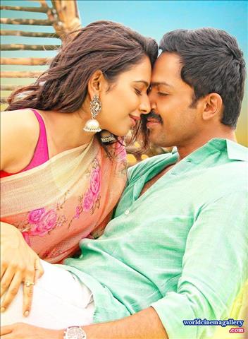 Rakul Preet Singh hot saree stills from Theeran Adhigaram Ondru - World Cinema Gallery