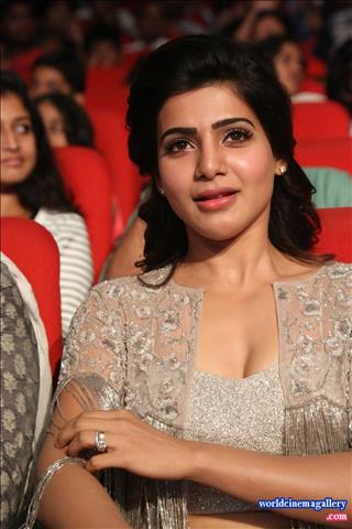 Samantha at A Aa audio launch