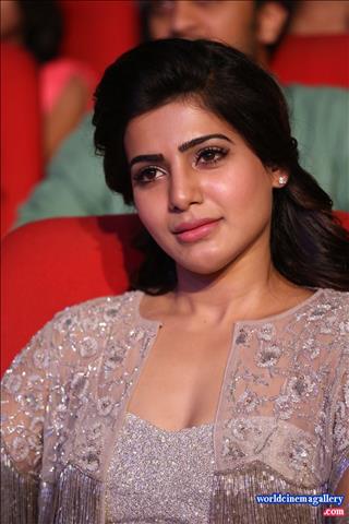 Samantha at A Aa audio launch