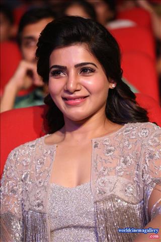 Samantha at A Aa audio launch