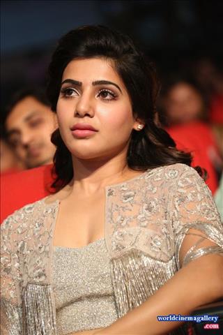Samantha at A Aa audio launch