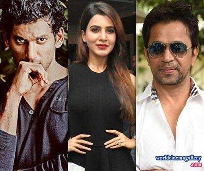 Samantha at Irumbu Thirai first look stills