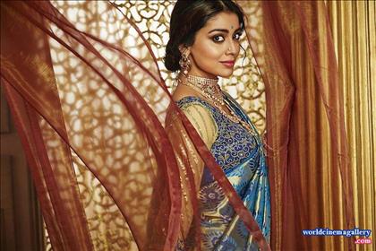 Shriya Saran hot in saree stills