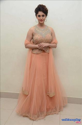 Surabhi Photos In Pink Dress At Audio Launch
