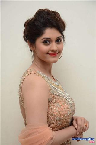 Surabhi Photos In Pink Dress At Audio Launch