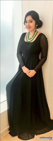 Vijay TV anchor VJ Ramya Subramanian Cute latest saree stills 