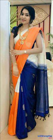 Vijay TV anchor VJ Ramya Subramanian Cute latest saree stills 