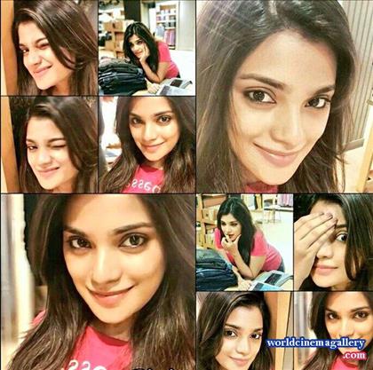 Aathmikaa stills in meesaya murukku movie