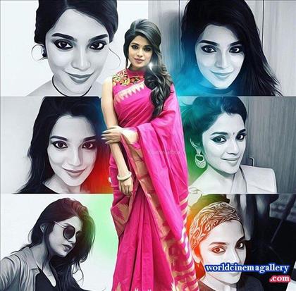 Aathmikaa stills in meesaya murukku movie