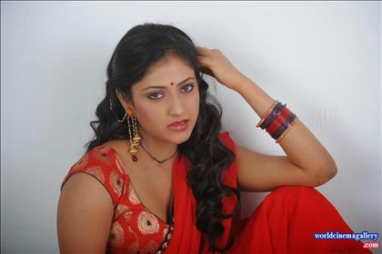 Hari priya Hot  Spicy Red Saree Stills - World Cinema Gallery