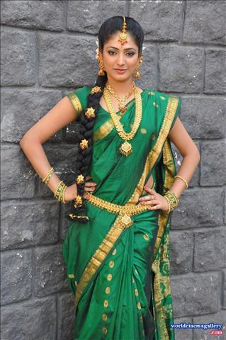 Haripriya Hot stills in Red Saree from Galata Movie - World Cinema Gallery