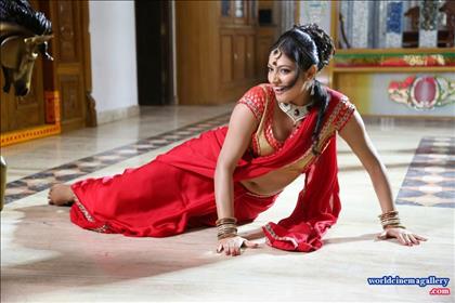 Haripriya Hot stills in Red Saree from Galata Movie - World Cinema Gallery