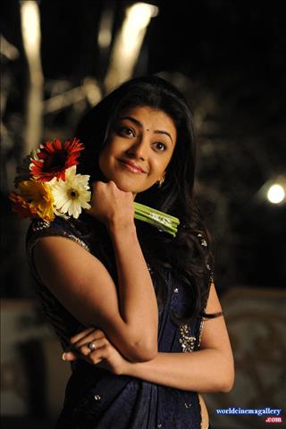 Kajal Agarwal Hot Saree Stills in Mr Perfect movie