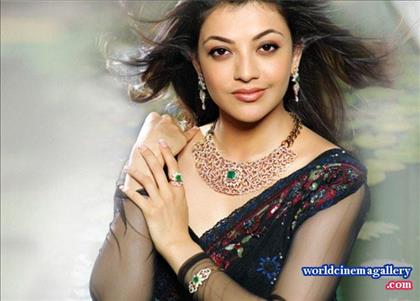 Kajal Agarwal in Saree Stills