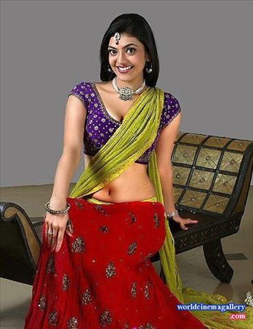 Kajal Agarwal in Saree Stills