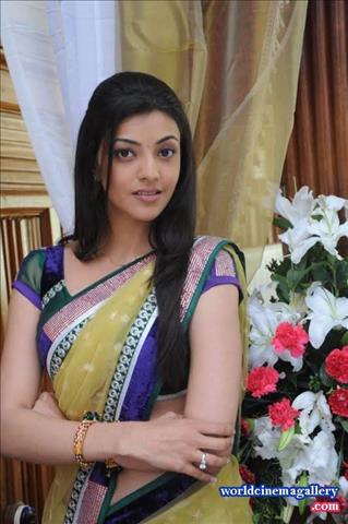 Kajal Agarwal in Saree Stills