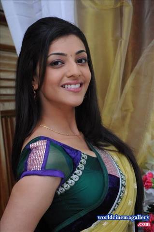 Kajal Agarwal in Saree Stills