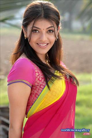 Kajal Agarwal in Saree Stills