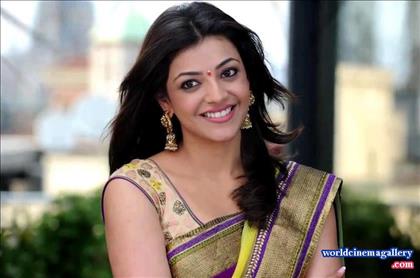 Kajal Agarwal in Saree Stills