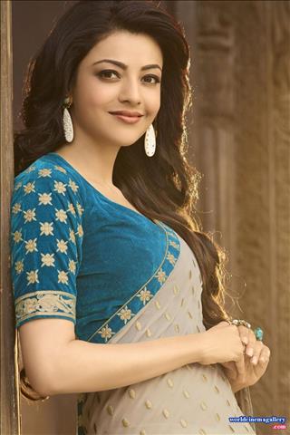 Kajal Agarwal in Saree Stills