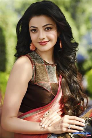 Kajal Agarwal in Saree Stills