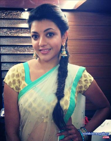 Kajal Agarwal in Saree Stills