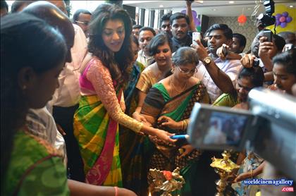 Kajal Aggarwal at Kalanikethan Fashion Mall Launch