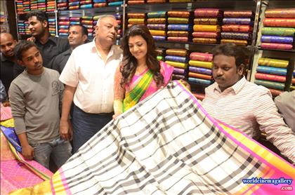 Kajal Aggarwal at Kalanikethan Fashion Mall Launch