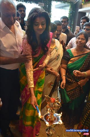 Kajal Aggarwal at Kalanikethan Fashion Mall Launch