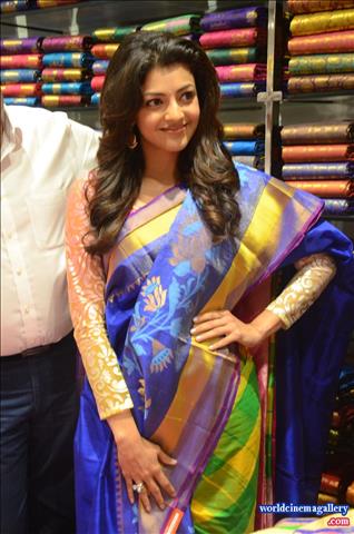 Kajal Aggarwal at Kalanikethan Fashion Mall Launch