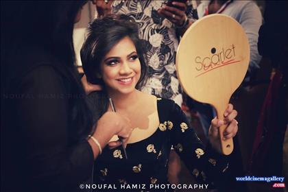 Madonna Sebastian latest Dazzling Look in black dress stills 
