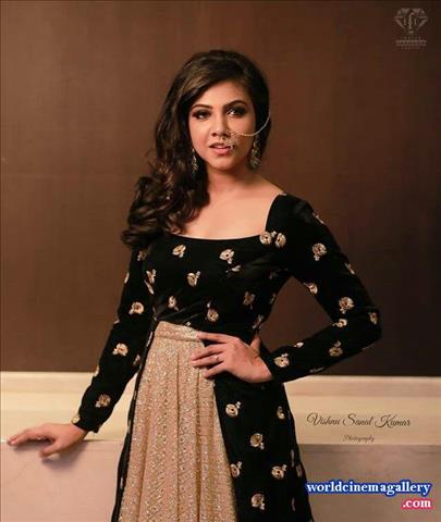 Madonna Sebastian latest Dazzling Look in black dress stills 