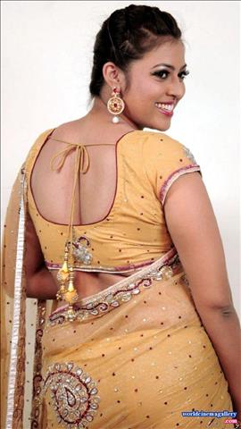 Maulika Actress in Sexy Saree Stills