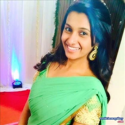 Priya Shankar Cute Saree Stills
