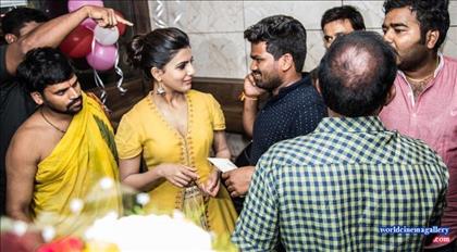 Samantha launches Bahar Cafe in Bangalore