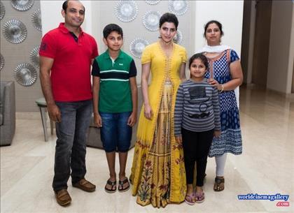 Samantha launches Bahar Cafe in Bangalore