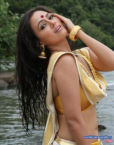 Sana Khan Hot navel show stills