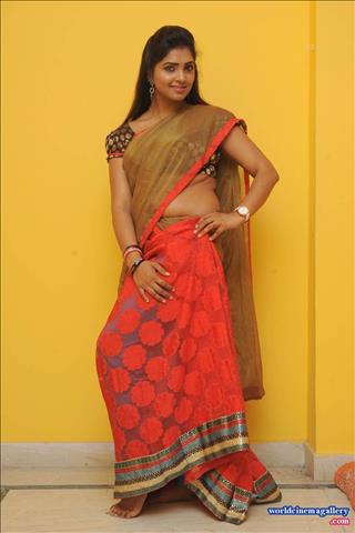 Sanchitha Padukone Hot in Saree Stills