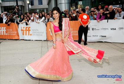 Shriya Saran at Midnight Children Premiere 2012 