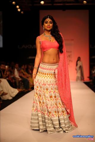 Shriya Saran Hot in Lakme Fashion Week (LFW) 2013
