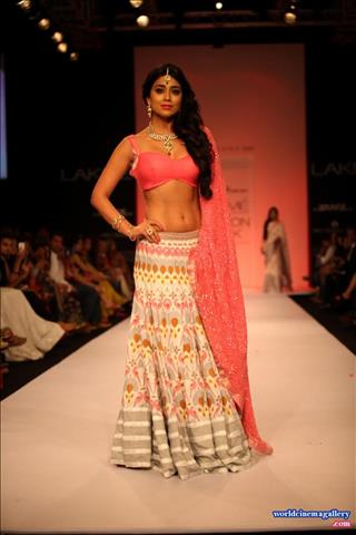 Shriya Saran Hot in Lakme Fashion Week (LFW) 2013