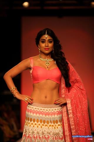 Shriya Saran Hot in Lakme Fashion Week (LFW) 2013