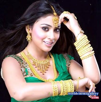 Shriya Saran Jewellery ads Photoshoot